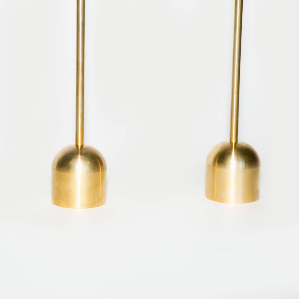 Fort Standard Brass Candle Holder