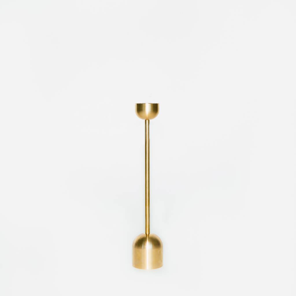 Fort Standard Brass Candle Holder