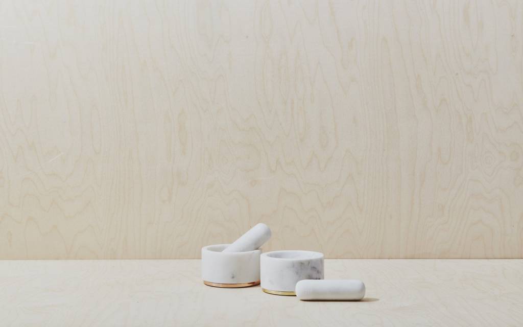 Hawkins NY Mara Marble Mortar + Pestle