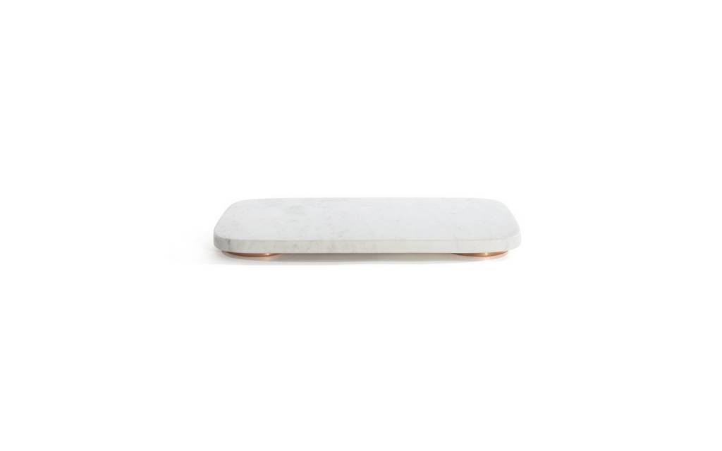 Hawkins NY Mara Marble + Copper Serving Board