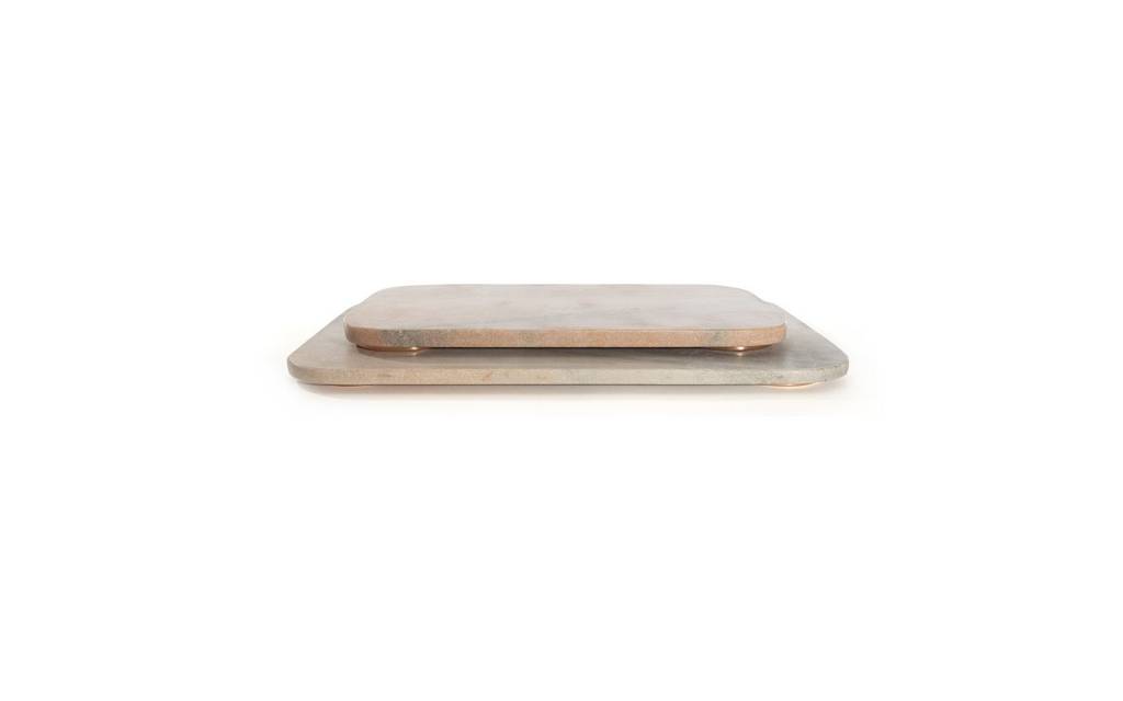 Hawkins NY Mara Marble + Copper Serving Board