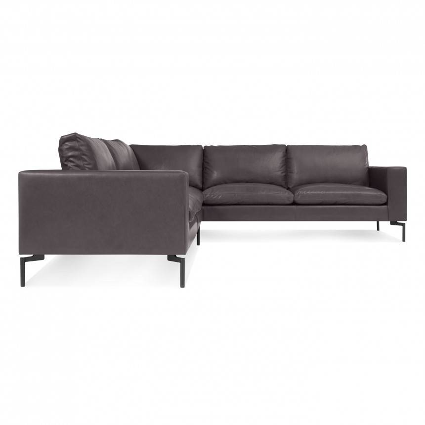 Blu Dot New Standard Right Sectional Sofa Leather
