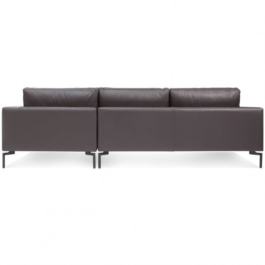 Blu Dot New Standard Sofa W/ Right Arm Chaise Leather