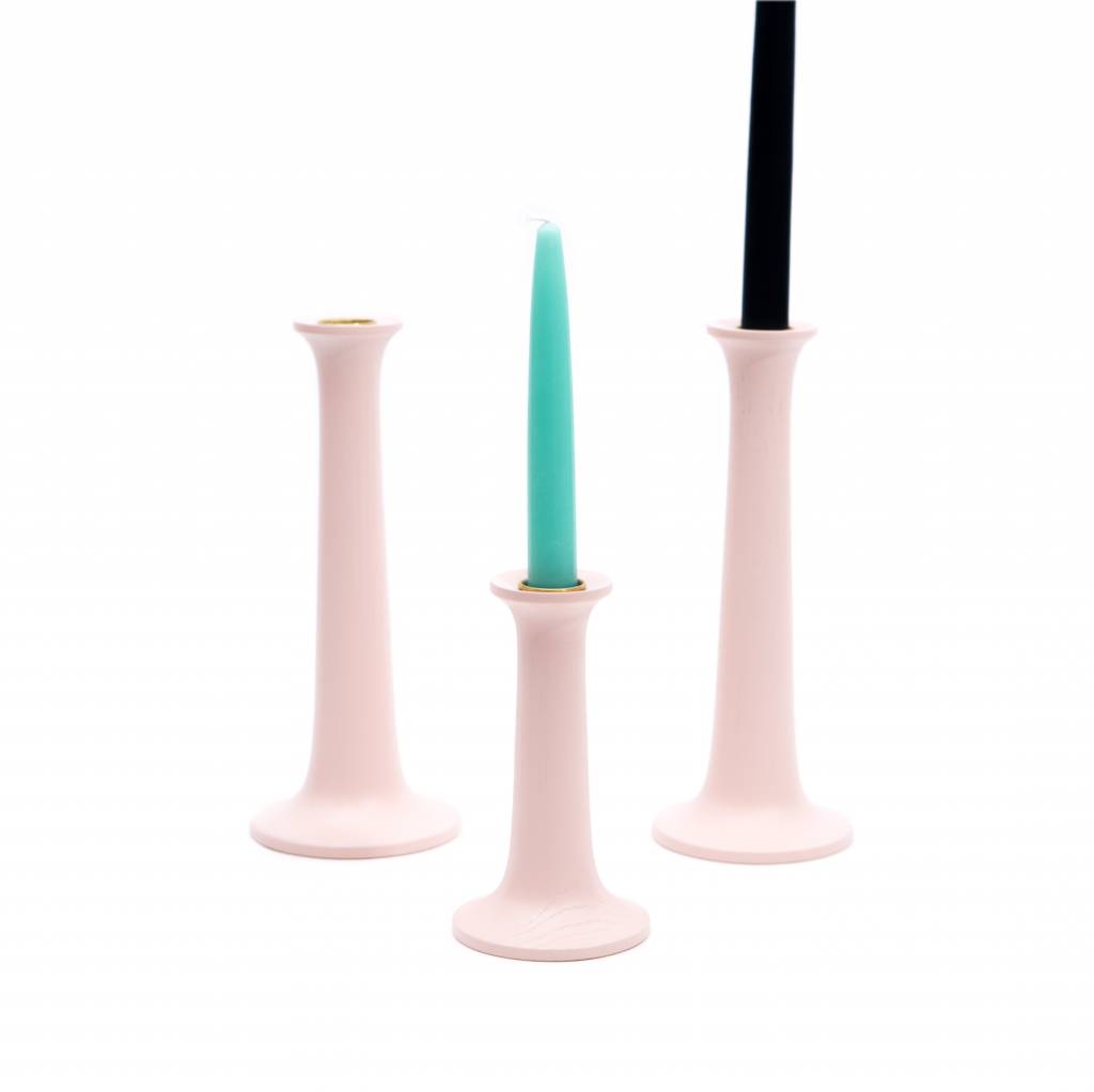 Hawkins NY Simple Wood Candle Holder