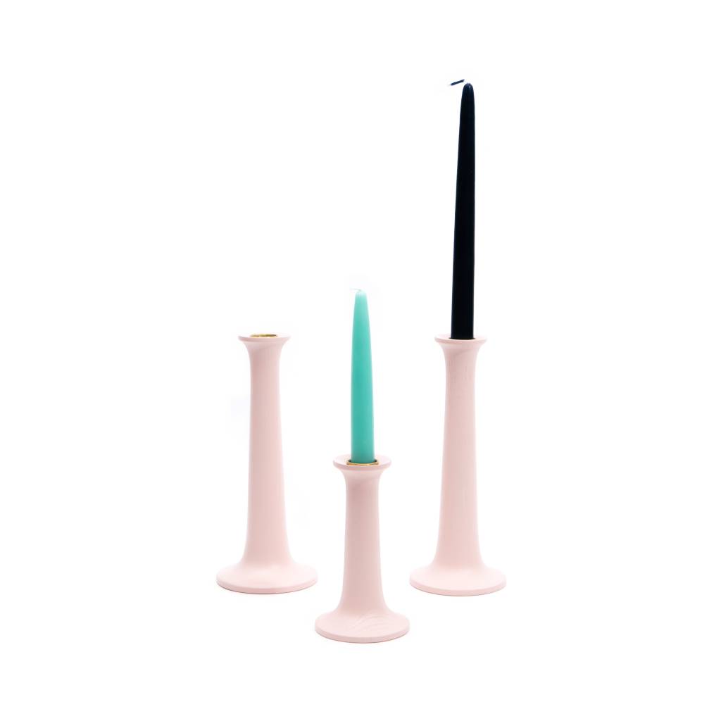 Hawkins NY Simple Wood Candle Holder