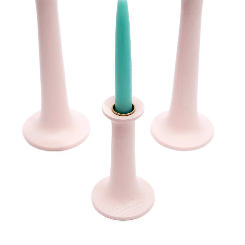 Hawkins NY Simple Wood Candle Holder
