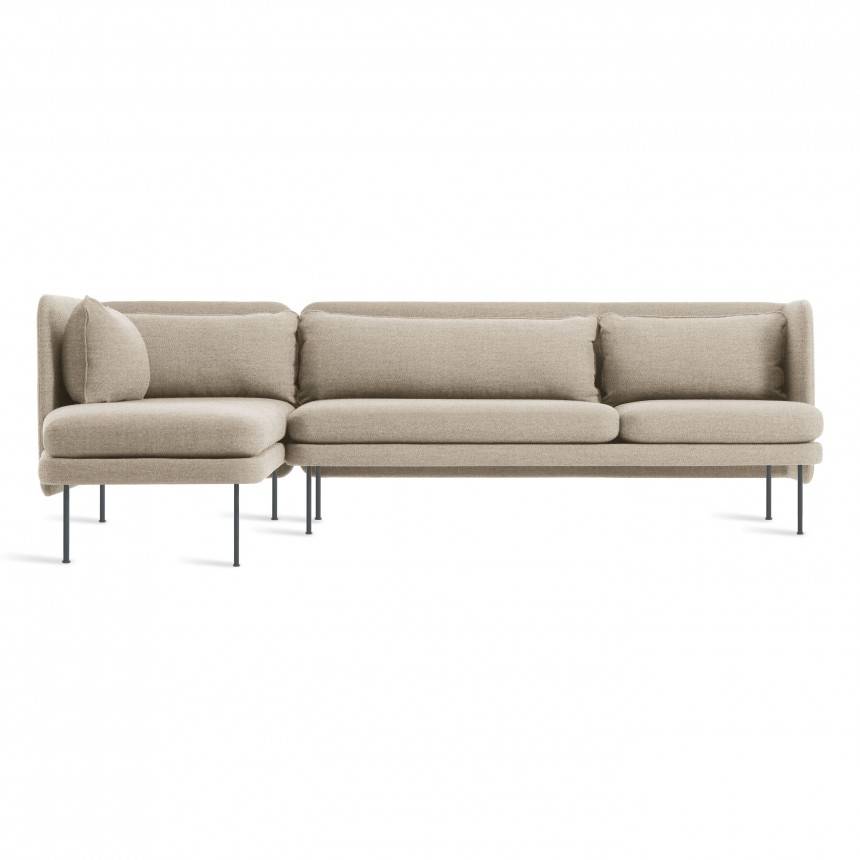Blu Dot Bloke Sofa with Left Arm Chaise