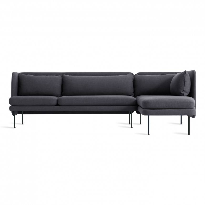 Blu Dot Bloke Sofa with Right Arm Chaise