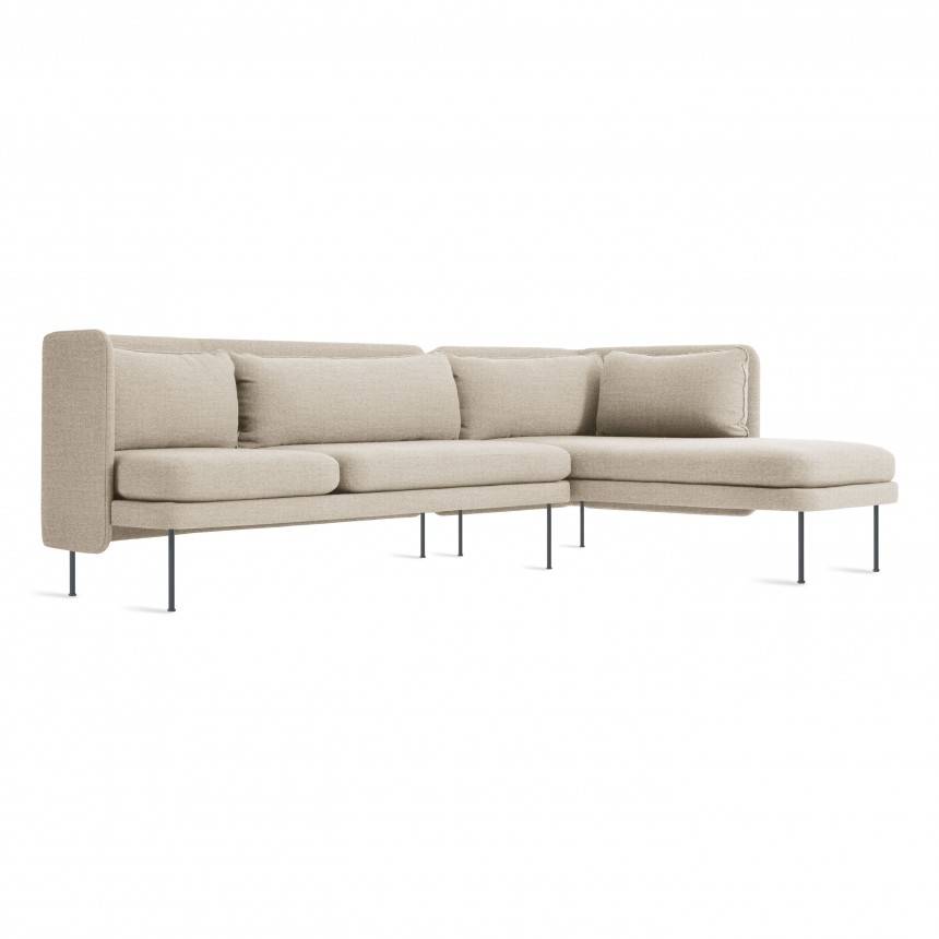 Blu Dot Bloke Sofa with Right Arm Chaise