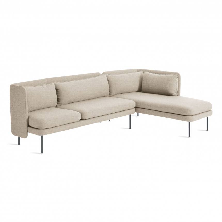 Blu Dot Bloke Sofa with Right Arm Chaise