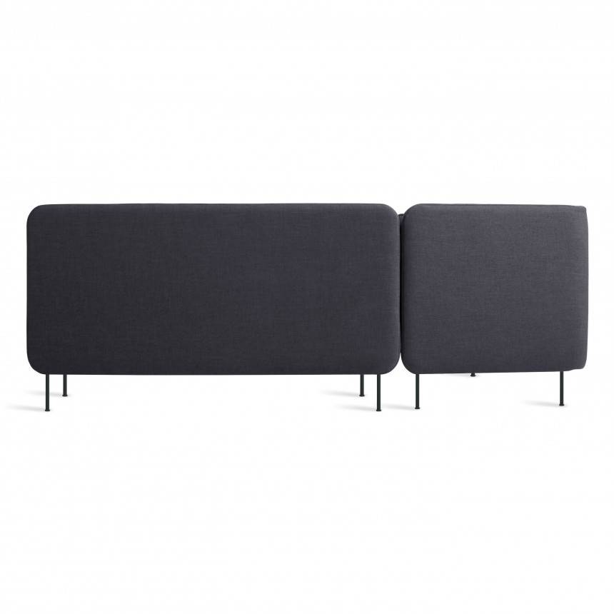 Blu Dot Bloke Armless Sofa with Left Arm Chaise
