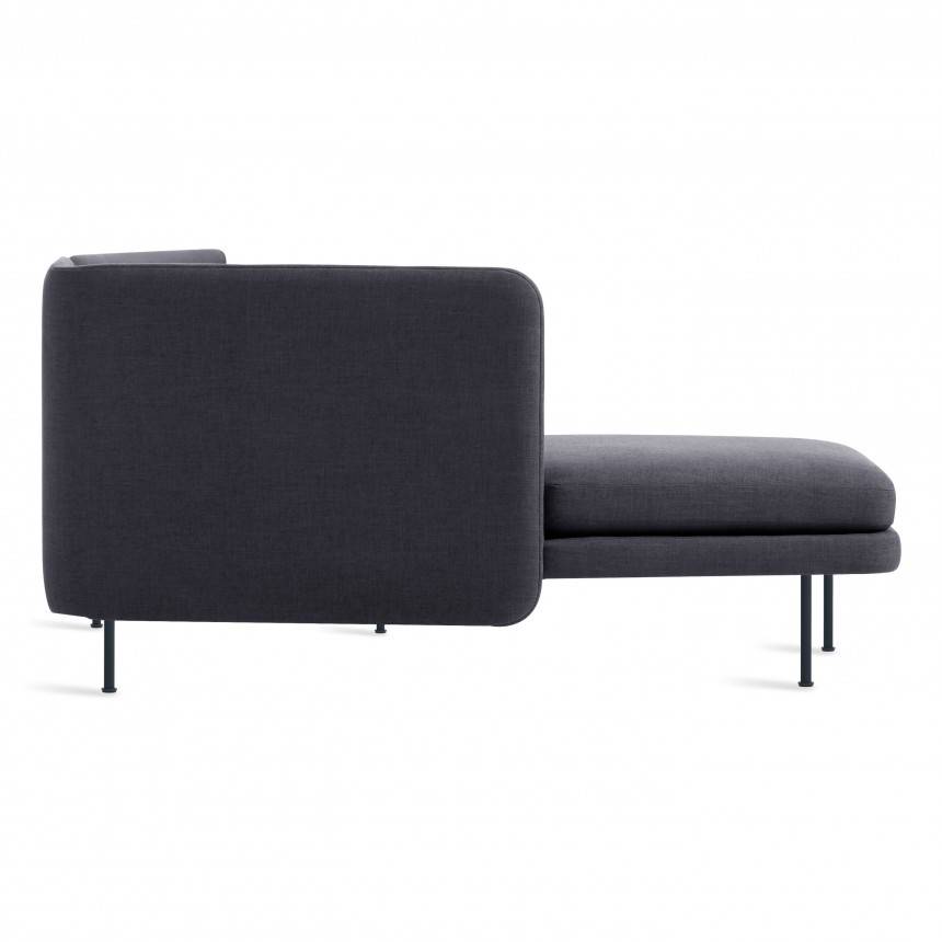 Blu Dot Bloke Armless Sofa with Left Arm Chaise