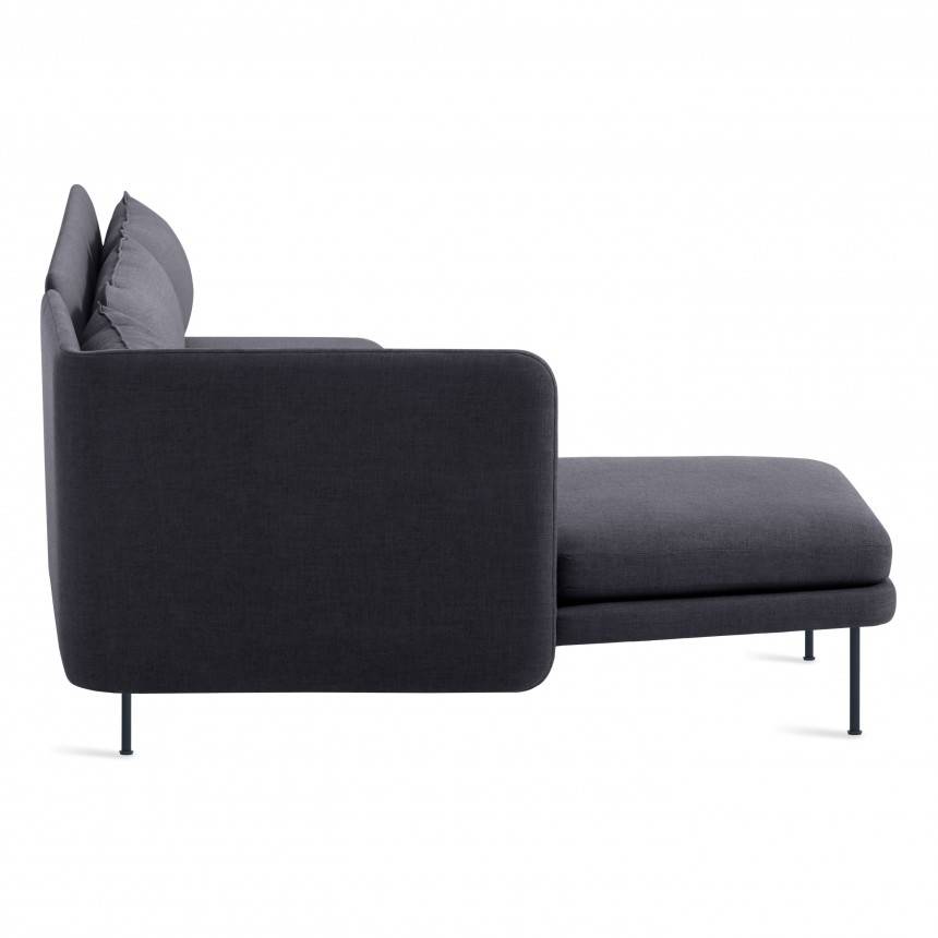 Blu Dot Bloke Armless Sofa with Left Arm Chaise