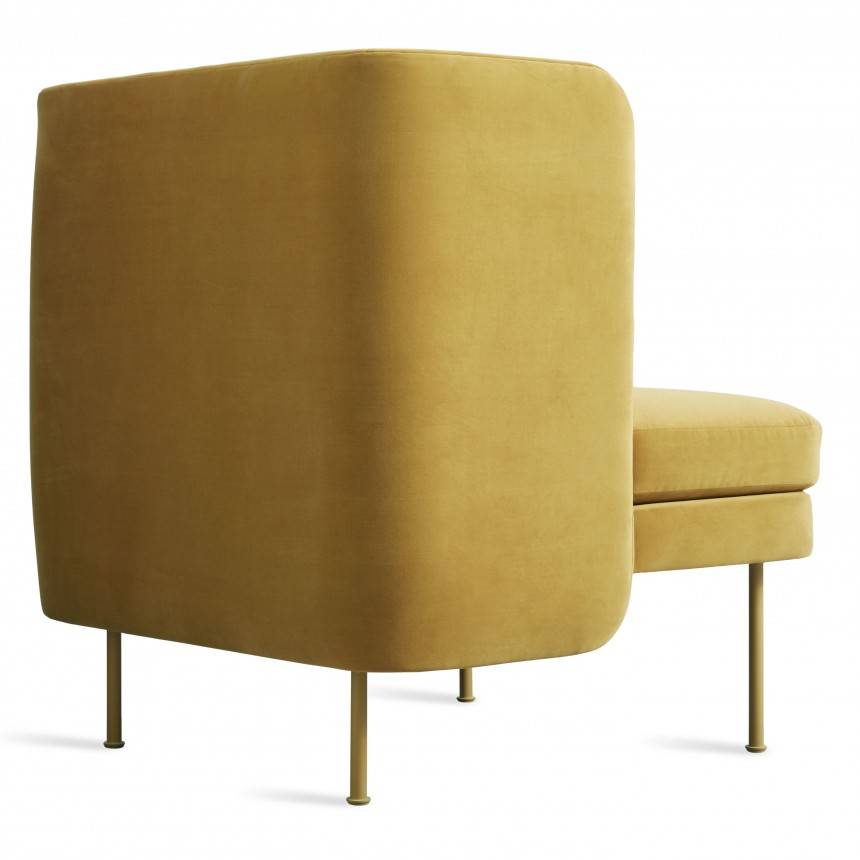Blu Dot Bloke Velvet Lounge Chair