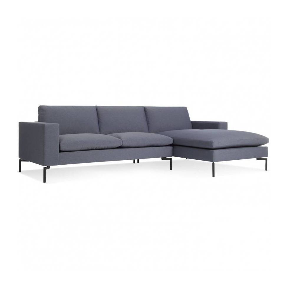 Blu Dot New Standard Sofa W/ Right Arm Chaise Fabric