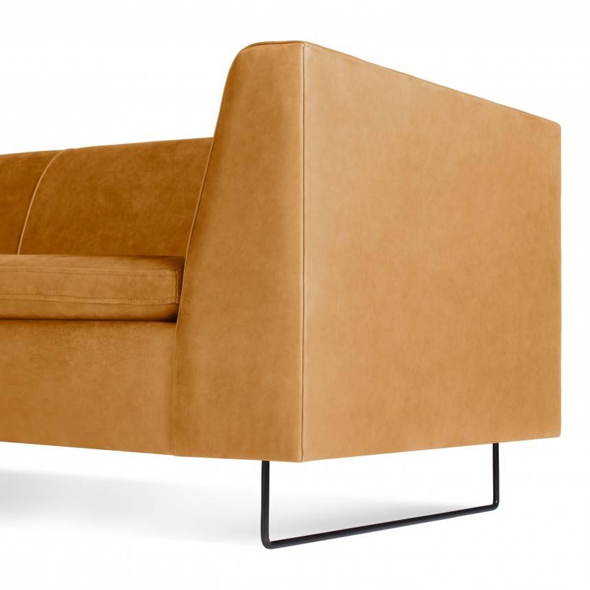 Blu Dot Bonnie Leather Sofa