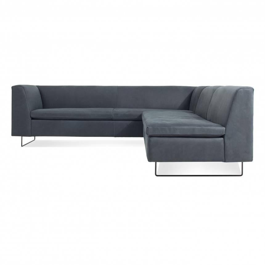 Blu Dot Bonnie and Clyde Leather Sectional Sofa