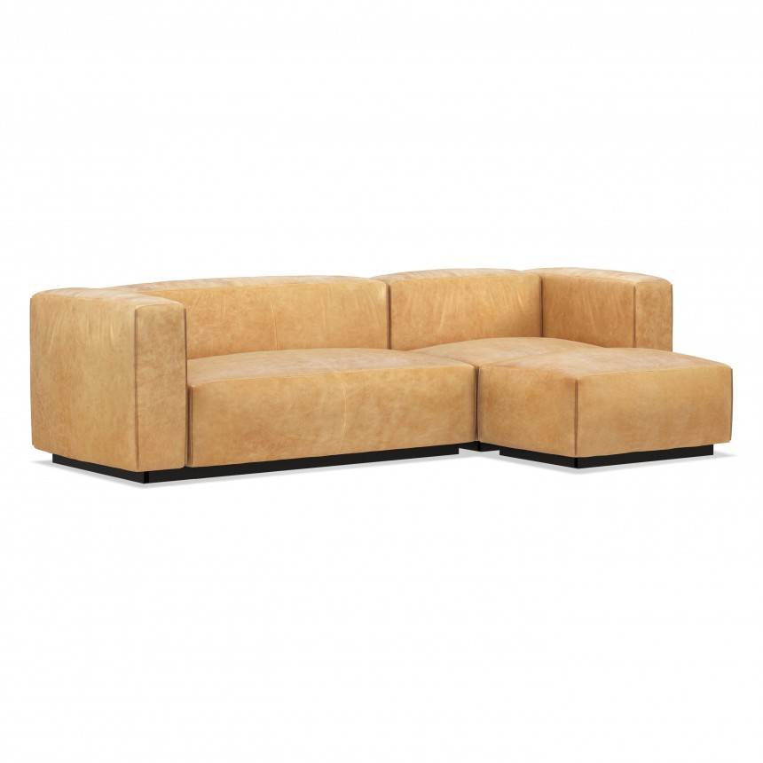 Blu Dot Cleon Leather Sectional