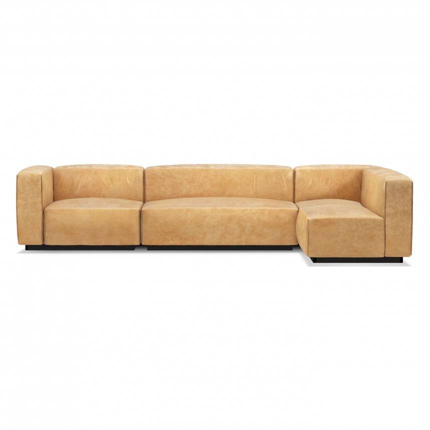 Blu Dot Cleon Leather Sectional