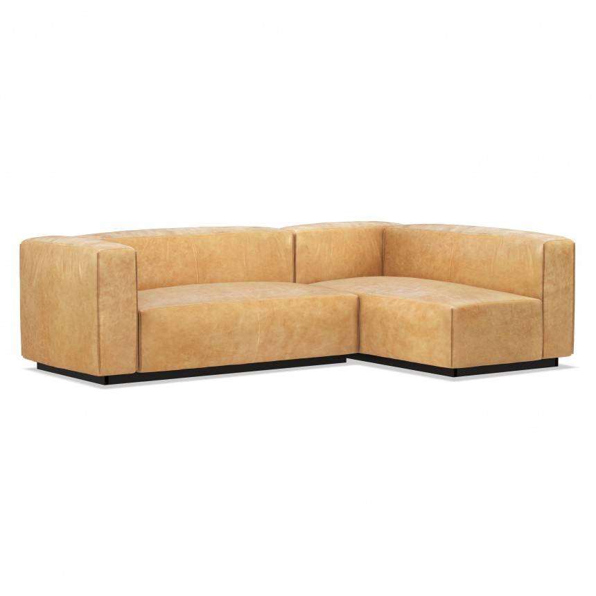 Blu Dot Cleon Leather Sectional