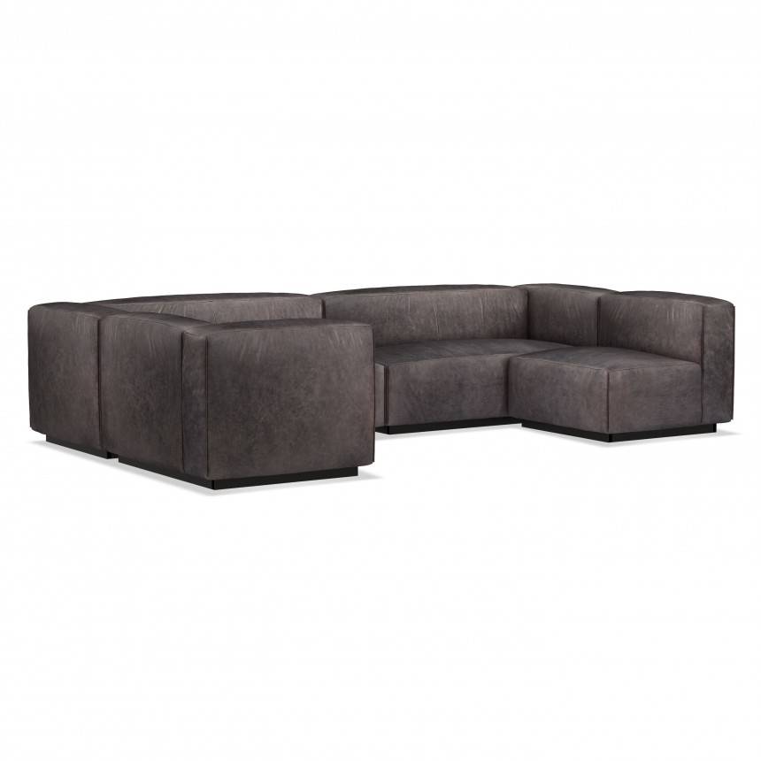 Blu Dot Cleon Leather Sectional
