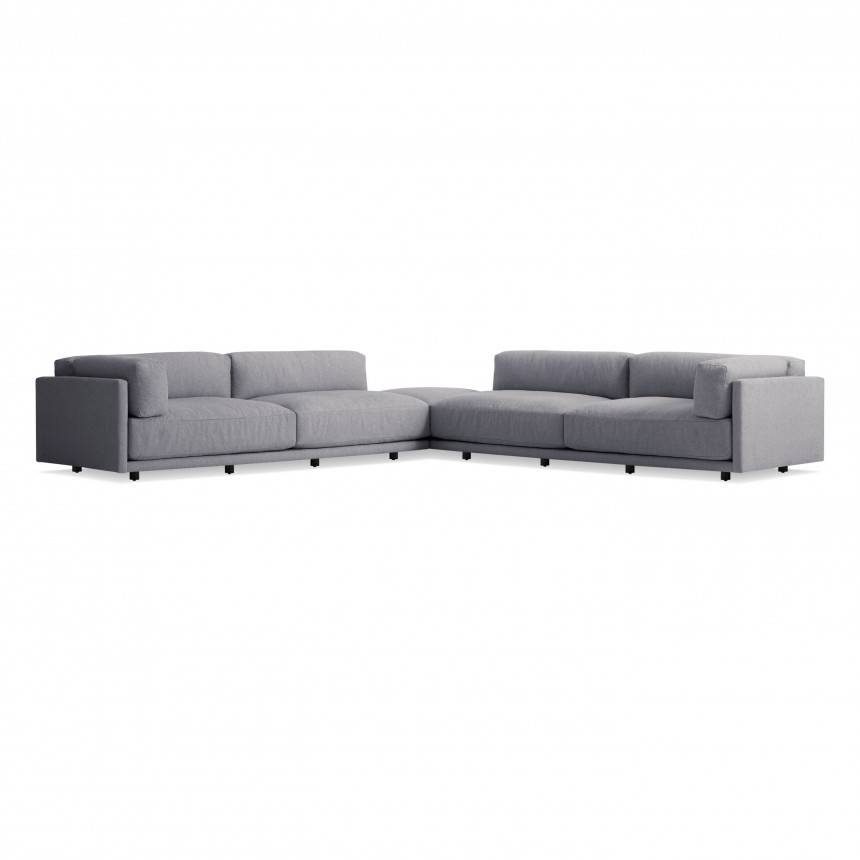 Blu Dot Sunday Backless L Sectional Sofa