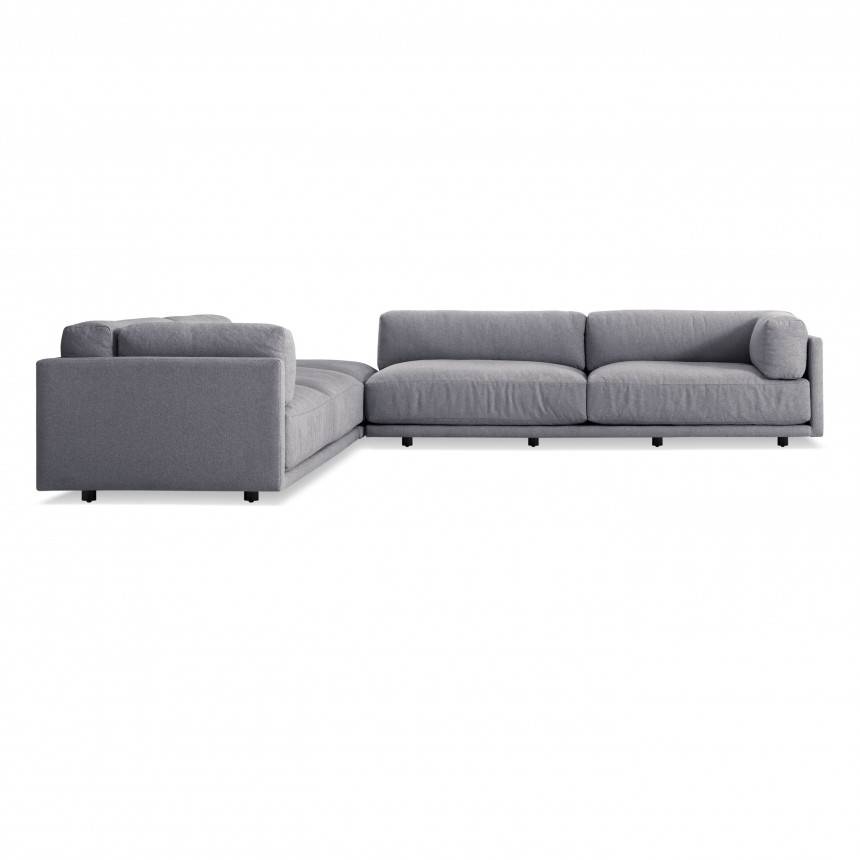 Blu Dot Sunday Backless L Sectional Sofa