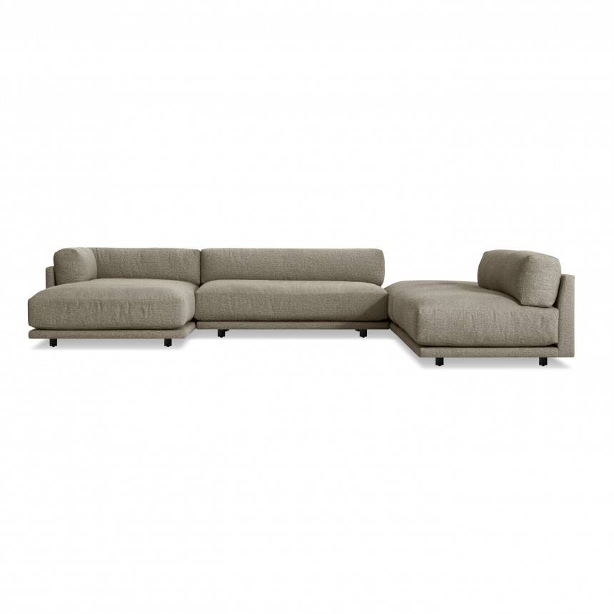 Blu Dot Sunday J Sectional Sofa w/ Left Chaise