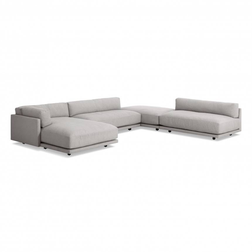 Blu Dot Sunday J Sectional Sofa w/ Left Chaise