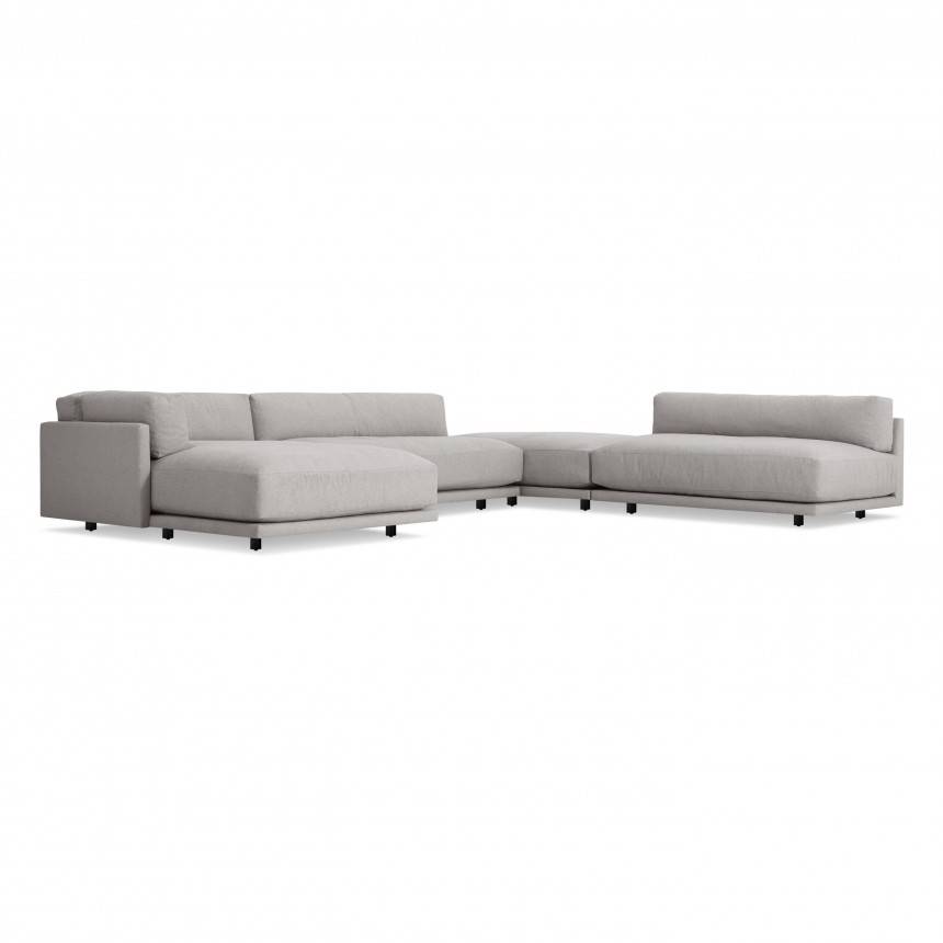 Blu Dot Sunday J Sectional Sofa w/ Left Chaise