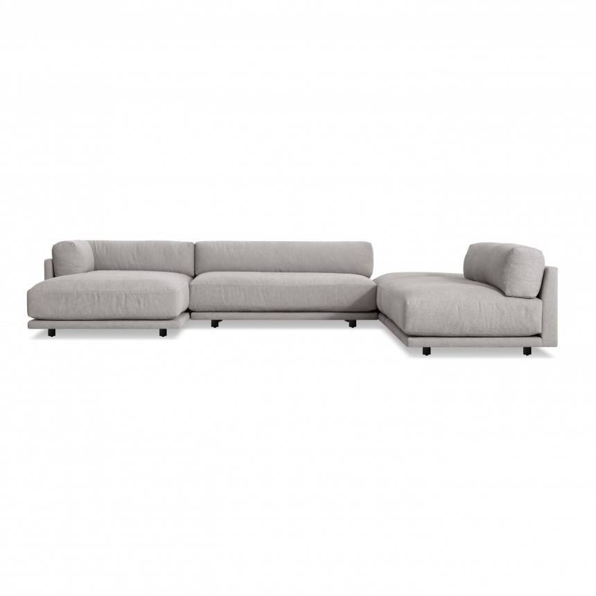 Blu Dot Sunday J Sectional Sofa w/ Left Chaise