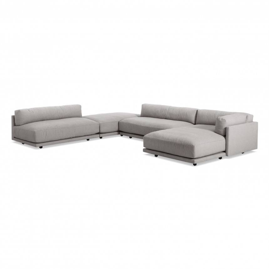 Blu Dot Sunday J Sectional Sofa w/ Right Chaise