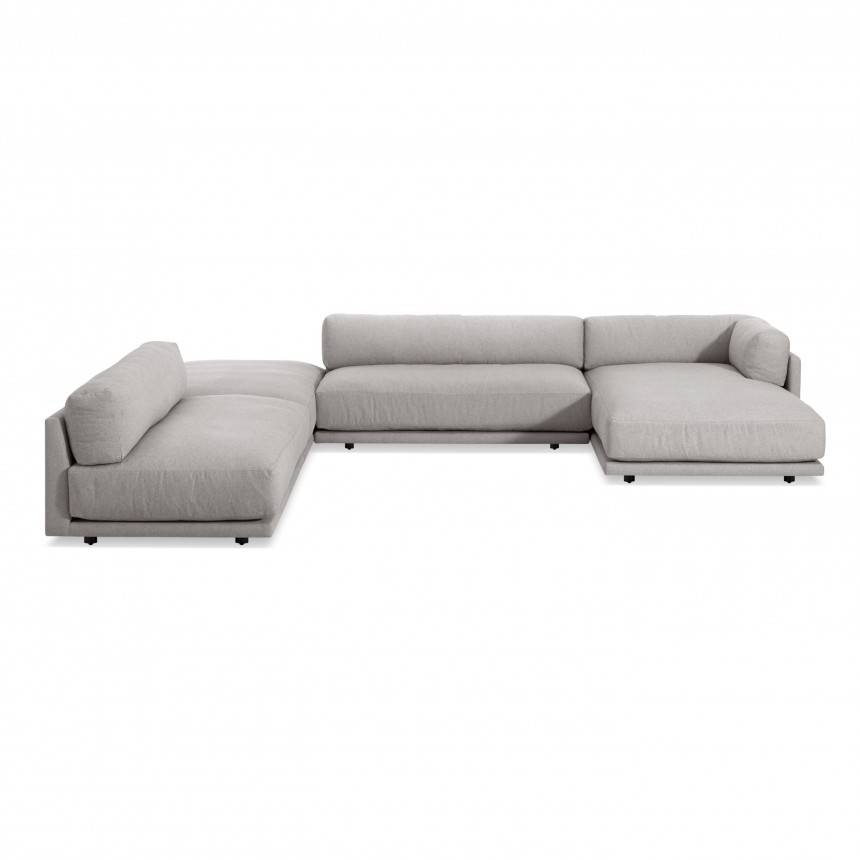 Blu Dot Sunday J Sectional Sofa w/ Right Chaise