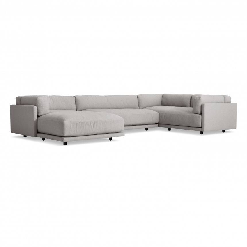 Blu Dot Sunday L Sectional Sofa w/ Left Arm Chaise