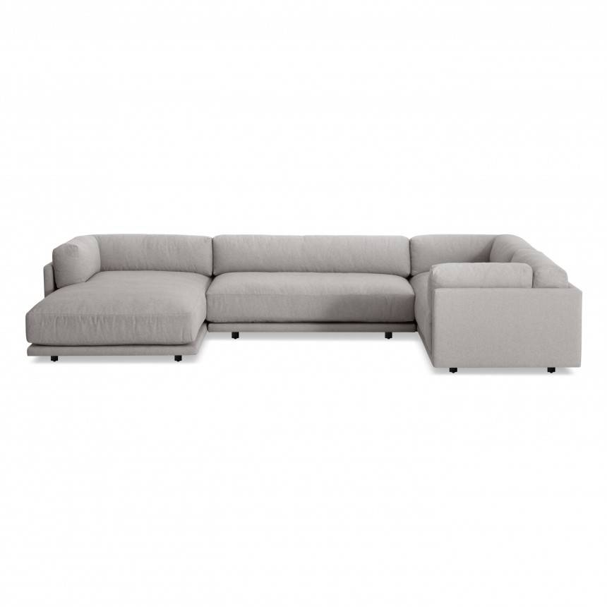 Blu Dot Sunday L Sectional Sofa w/ Left Arm Chaise