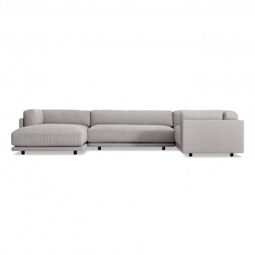 Blu Dot Sunday L Sectional Sofa w/ Left Arm Chaise