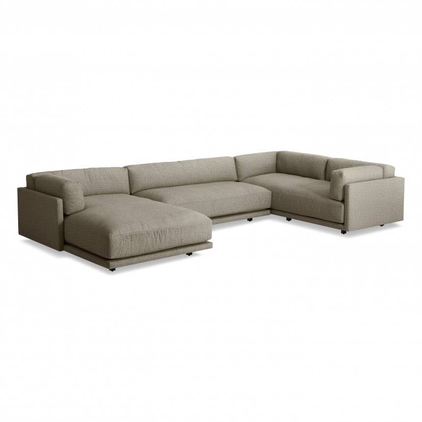 Blu Dot Sunday L Sectional Sofa w/ Left Arm Chaise