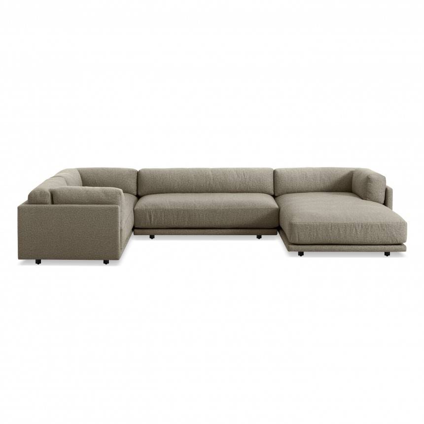 Blu Dot Sunday L Sectional Sofa w/ Right Arm Chaise