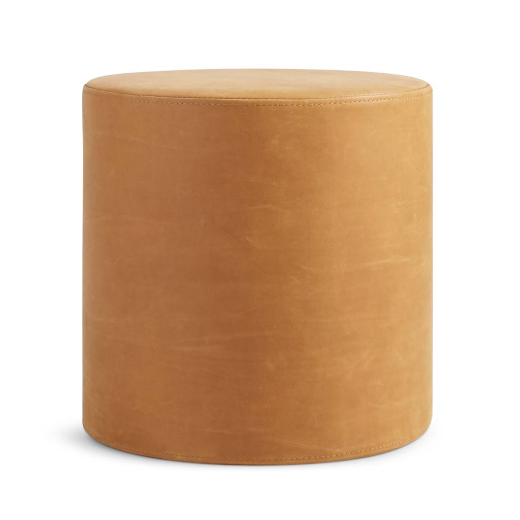 Blu Dot Bumper Leather Small Ottoman