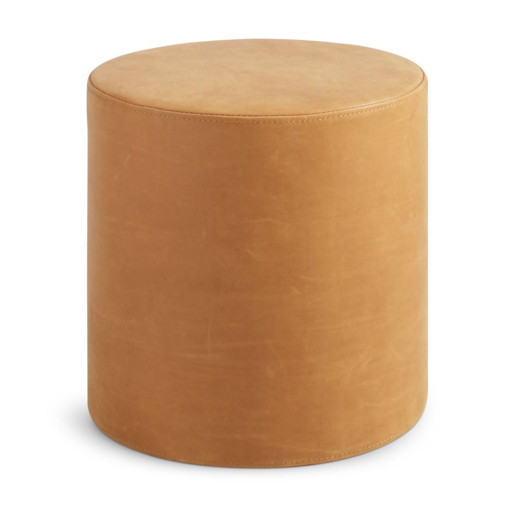 Blu Dot Bumper Leather Small Ottoman