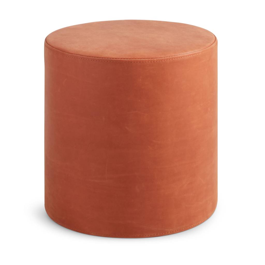 Blu Dot Bumper Leather Small Ottoman