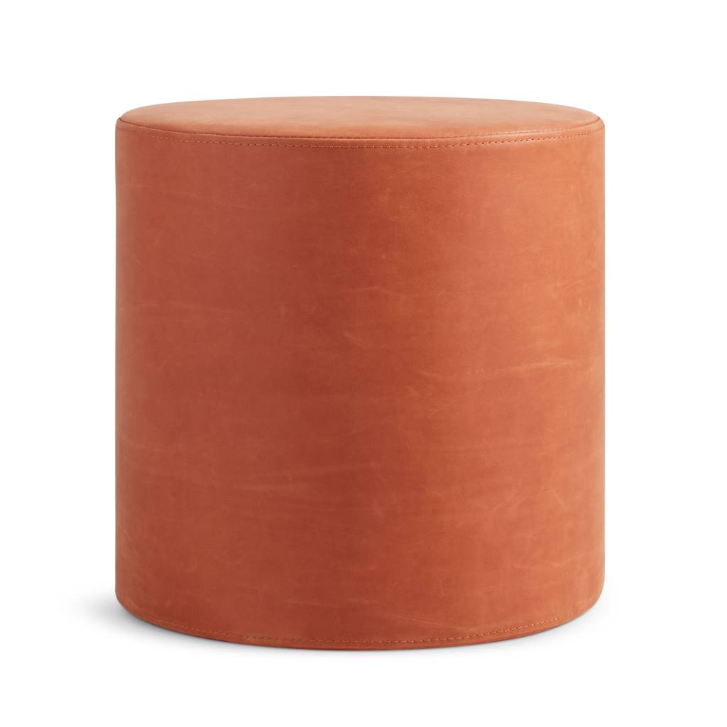 Blu Dot Bumper Leather Small Ottoman