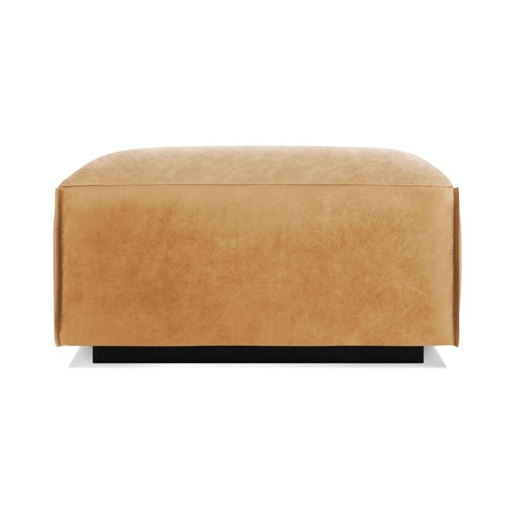 Blu Dot Cleon Leather Ottoman