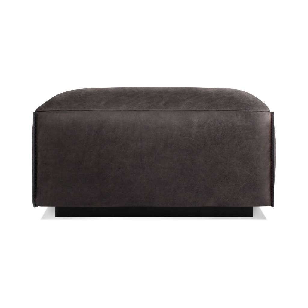 Blu Dot Cleon Leather Ottoman