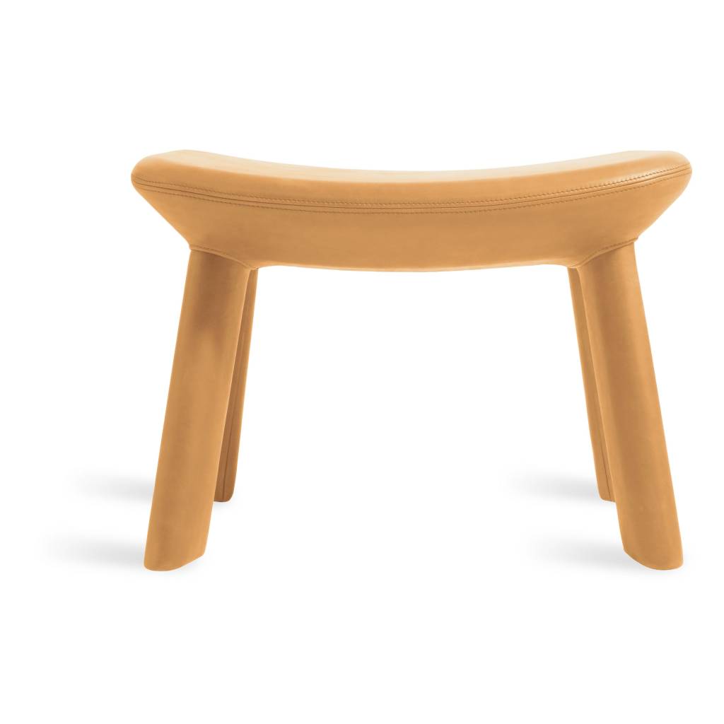 Blu Dot Neat Leather Ottoman