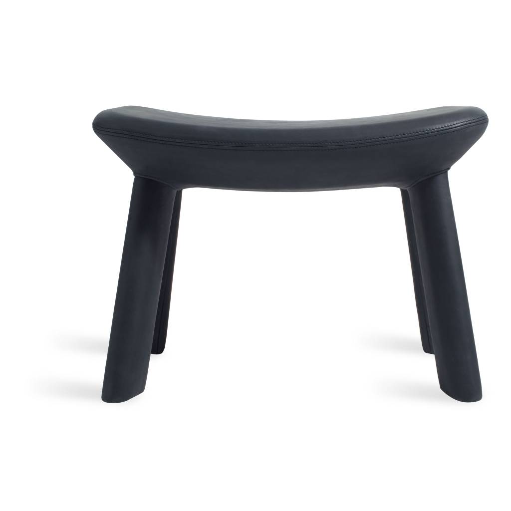 Blu Dot Neat Leather Ottoman