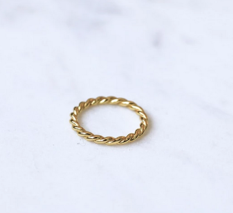 HORACE JEWELRY BAGUE LA TORSADÉE - OR