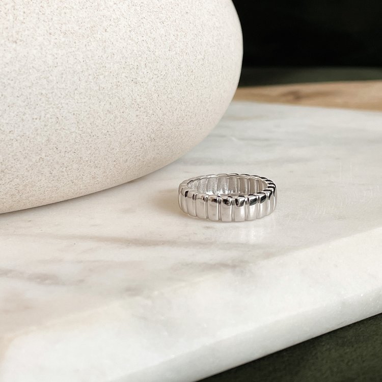 HORACE JEWELRY BAGUE HALO - ARGENT