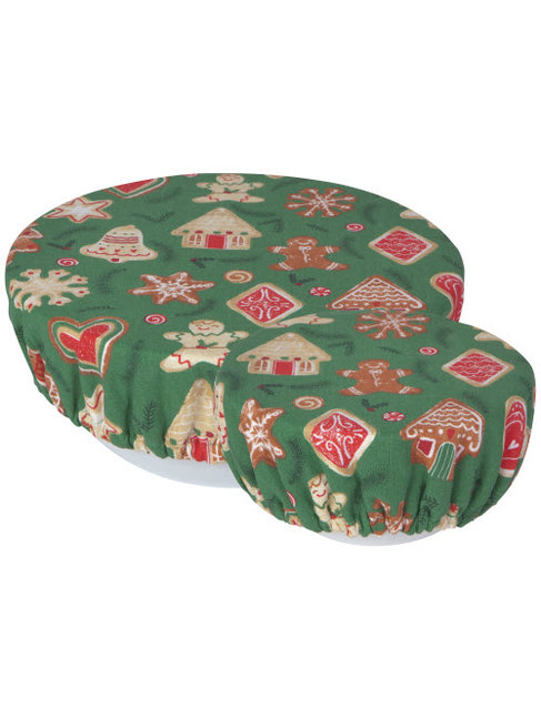 DANICA ENS. 2 COUVRE BOLS - BISCUITS DE NOËL