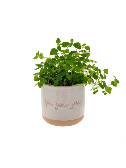 INDABA CACHE-POT - YOU GROW GIRL